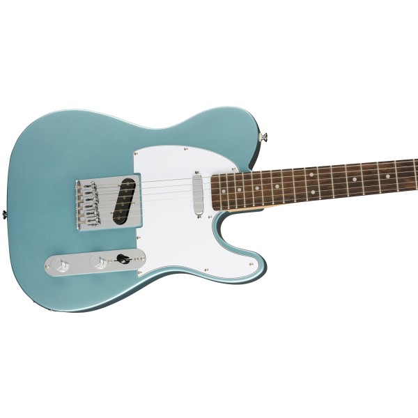 Squier FSR Affinity Series Telecaster, Laurel Fingerboard, White Pickguard, Ice Blue Metallic