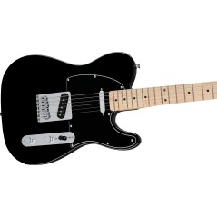 Squier FSR Affinity Series Telecaster, Maple Fingerboard, Black Pickguard, Black