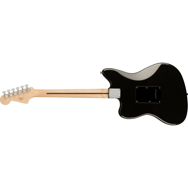 Squier FSR Affinity Series Jazzmaster, Laurel Fingerboard, Black Pickguard, Metallic Black