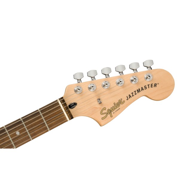 Squier FSR Affinity Series Jazzmaster, Laurel Fingerboard, Black Pickguard, Metallic Black