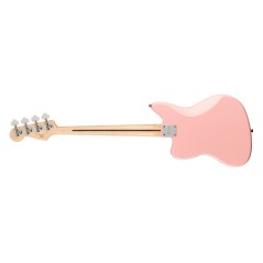 Squier FSR Affinity Series Jaguar Bass H, Laurel Fingerboard, Mint Pickguard, Matching Headstock, Shell Pink