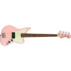 Squier FSR Affinity Series Jaguar Bass H, Laurel Fingerboard, Mint Pickguard, Matching Headstock, Shell Pink