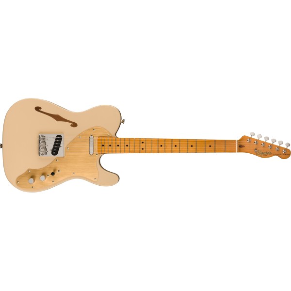 Squier FSR Classic Vibe '60s Telecaster Thinline, Maple Fingerboard, Gold Anodized Pickguard, Desert Sand