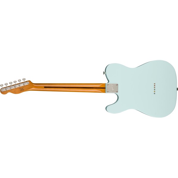Squier FSR Classic Vibe '60s Telecaster Thinline, Maple Fingerboard, Gold Anodized Pickguard, Sonic Blue