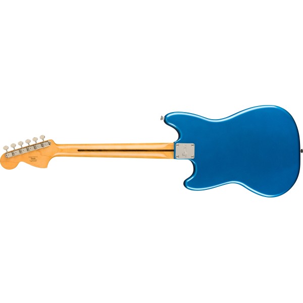 Squier FSR Classic Vibe '60s Competition Mustang, Laurel Fingerboard, Parchment Pickguard, Lake Placid Blue with Olympic White