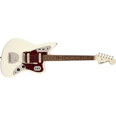 Squier FSR Classic Vibe '60s Jaguar, Laurel Fingerboard, Tortoiseshell Pickguard, Matching Headstock, Olympic White