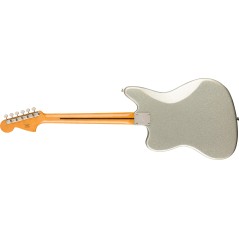 Squier FSR Classic Vibe '60s Jaguar, Laurel Fingerboard, Tortoiseshell Pickguard, Matching Headstock, Silver Sparkle