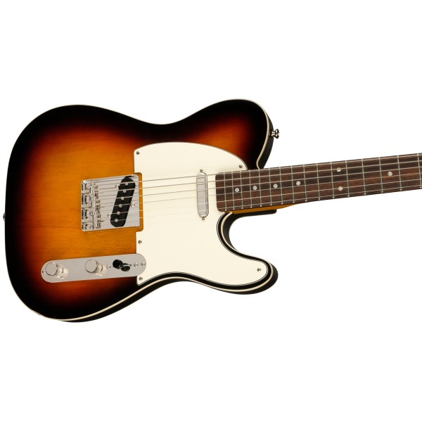 Squier Classic Vibe Baritone Custom Telecaster, Laurel Fingerboard, Parchment Pickguard, 3-Color Sunburst
