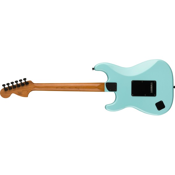Squier FSR Contemporary Stratocaster Special, Roasted Maple Fingerboard, Parchment Pickguard, Daphne Blue