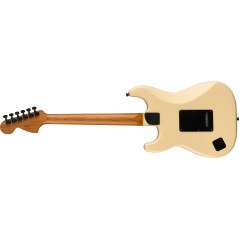 Squier FSR Contemporary Stratocaster Special, Roasted Maple Fingerboard, Black Pickguard, Vintage White