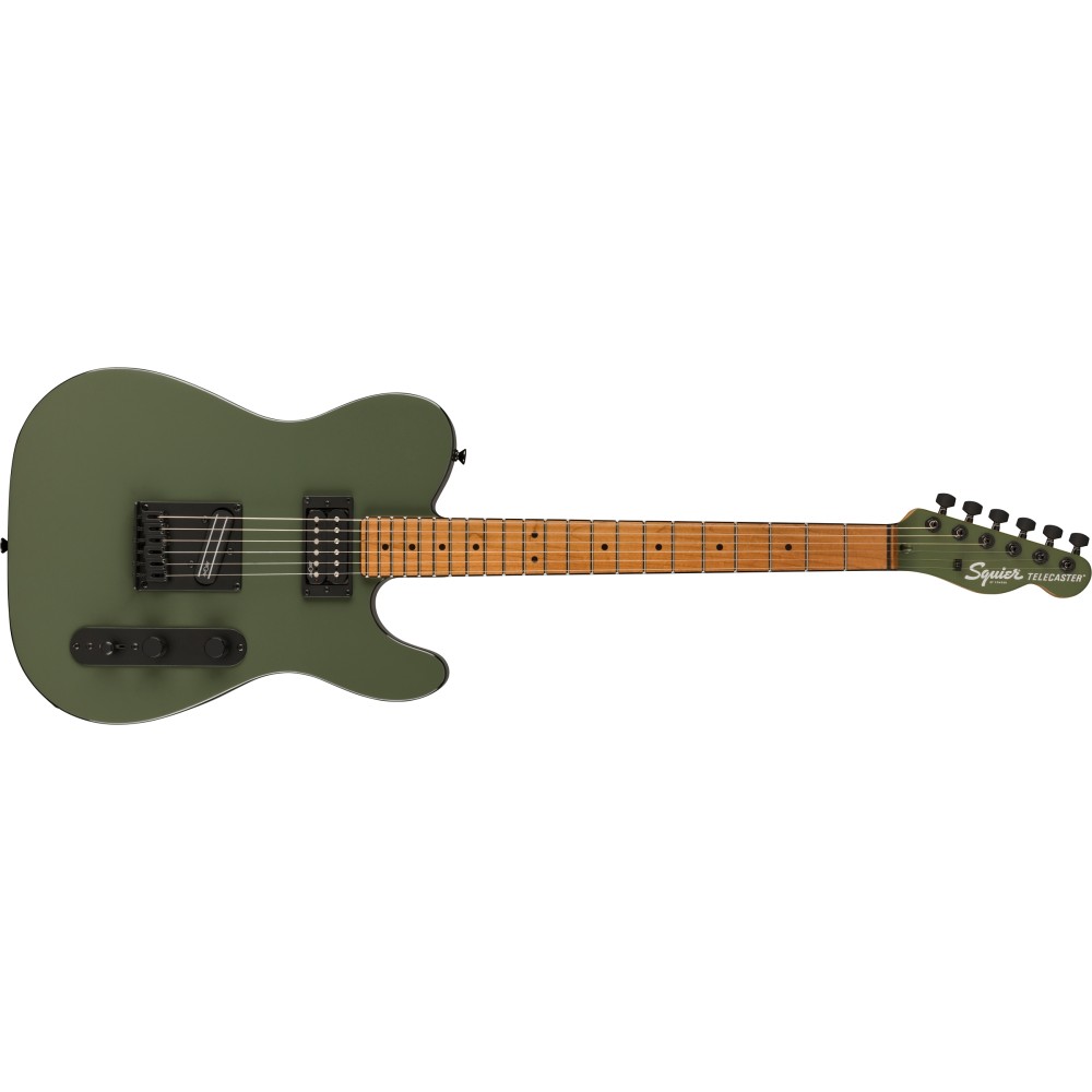 Squier FSR Contemporary Telecaster RH, Roasted Maple Fingerboard, Olive