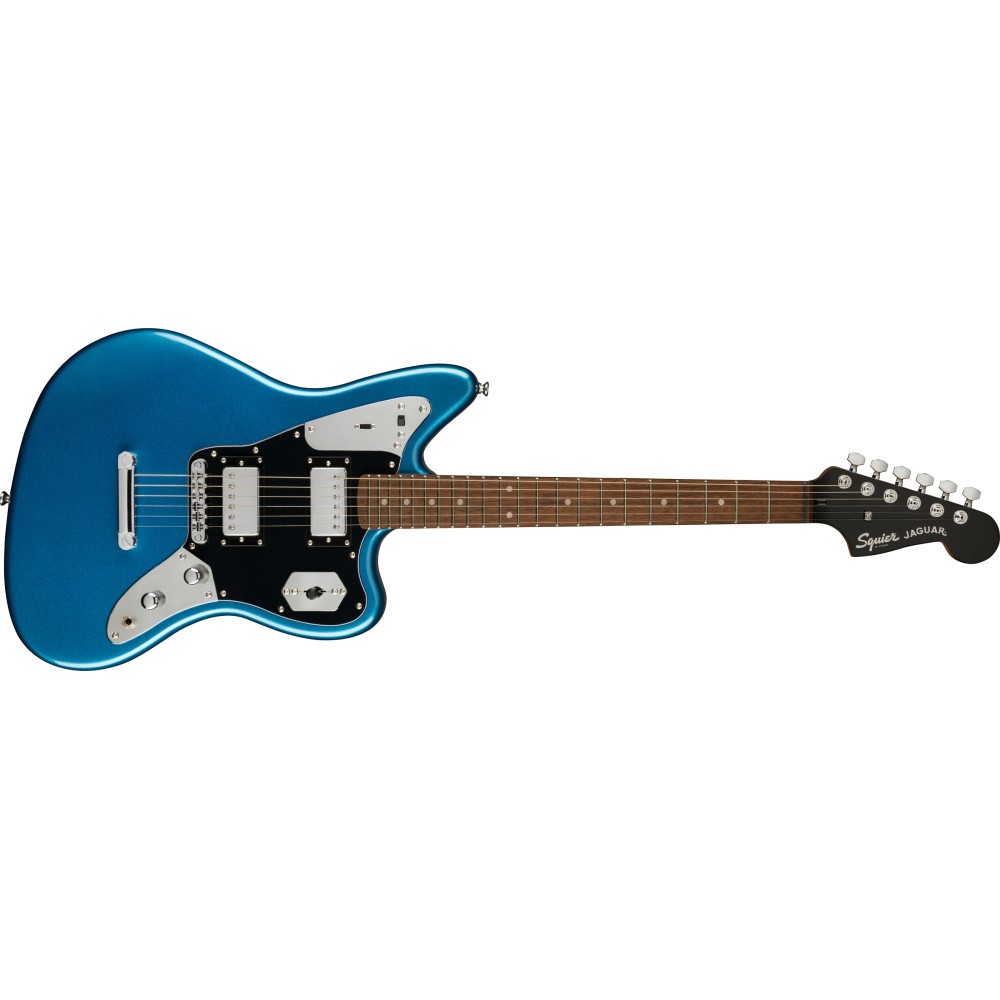 Squier FSR Contemporary Jaguar HH ST, Laurel Fingerboard, Black Pickguard, Lake Placid Blue