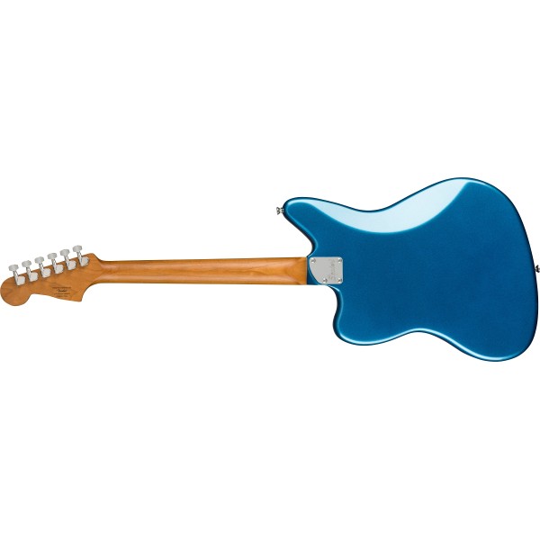 Squier FSR Contemporary Jaguar HH ST, Laurel Fingerboard, Black Pickguard, Lake Placid Blue