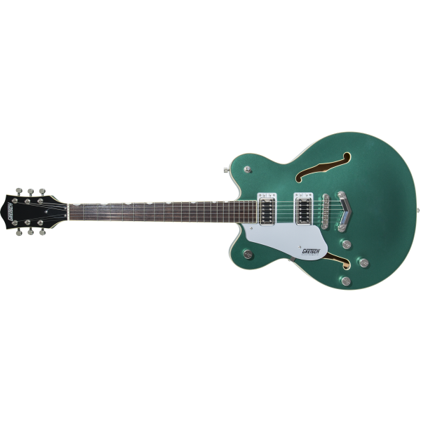Gretsch G5622LH Electromatic Center Block Double-Cut with V-Stoptail, Left-Handed, Laurel Fingerboard, Georgia Green