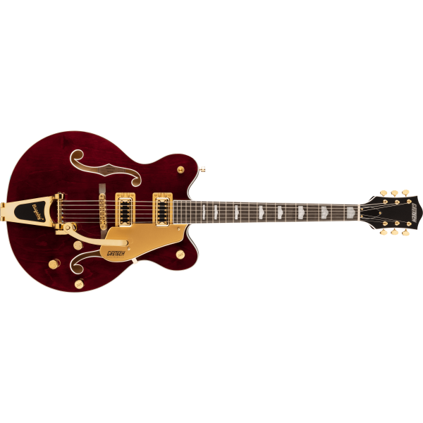 Gretsch G5422TG Electromatic Classic Hollow Body Double-Cut with Bigsby and Gold Hardware, Laurel Fingerboard, Walnut Stain