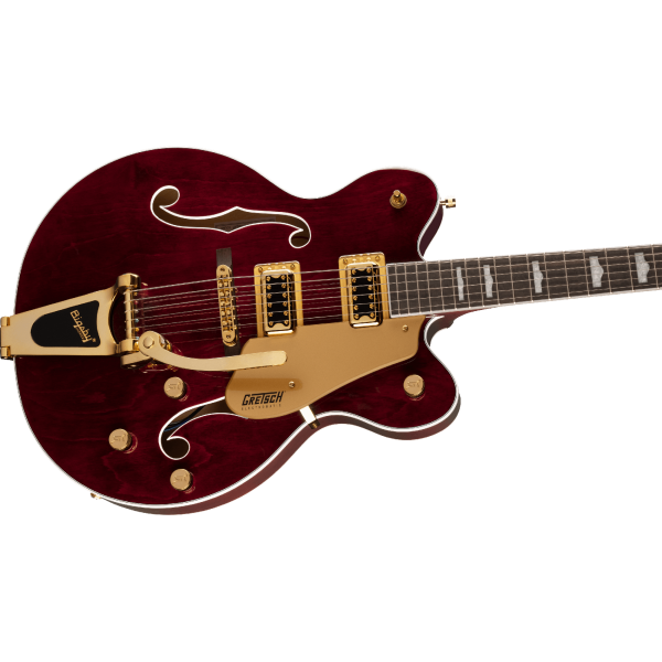 Gretsch G5422TG Electromatic Classic Hollow Body Double-Cut with Bigsby and Gold Hardware, Laurel Fingerboard, Walnut Stain