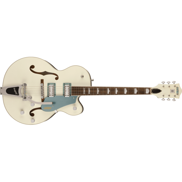 Gretsch G5420T-140 Electromatic 140th Double Platinum Hollow Body with Bigsby, Laurel Fingerboard, Two-Tone Pearl Platinum/Stone