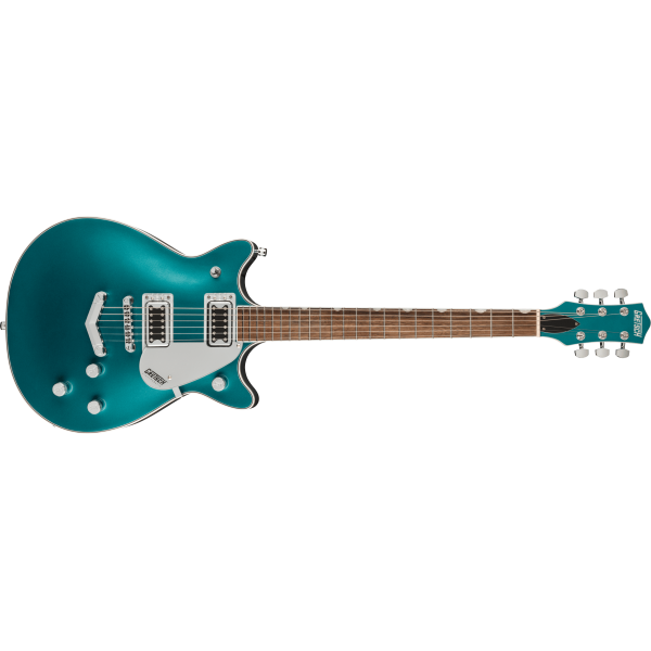 Gretsch G5222 Electromatic Double Jet BT with V-Stoptail, Laurel Fingerboard, Ocean Turquoise