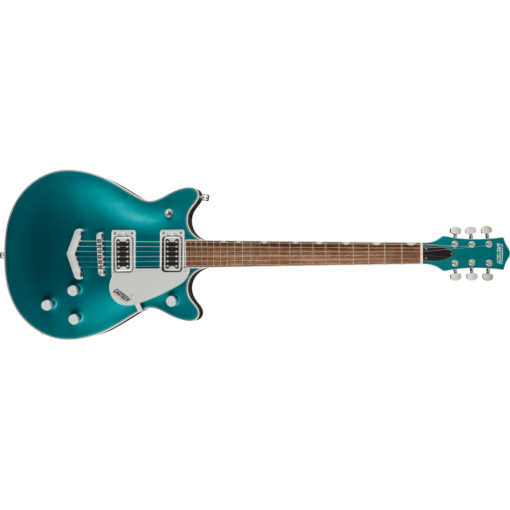 Gretsch G5222 Electromatic Double Jet BT with V-Stoptail, Laurel Fingerboard, Ocean Turquoise