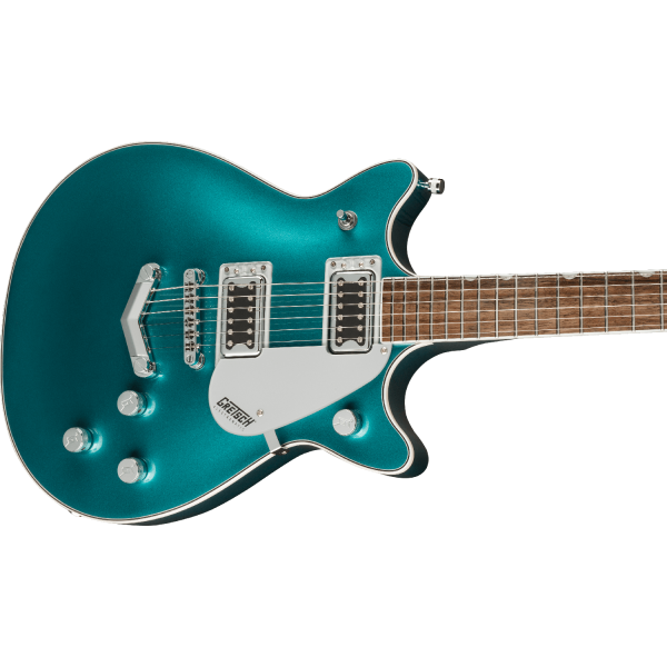 Gretsch G5222 Electromatic Double Jet BT with V-Stoptail, Laurel Fingerboard, Ocean Turquoise