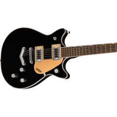 Gretsch G5222 Electromatic Double Jet BT with V-Stoptail, Laurel Fingerboard, Black
