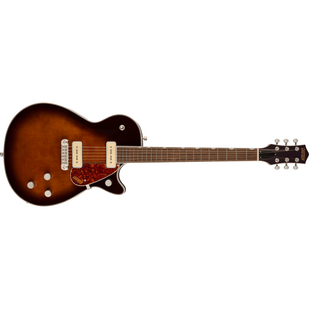 Gretsch G5210-P90 Electromatic Jet Two 90 Single-Cut with Wraparound, Laurel Fingerboard, Single Barrel Burst