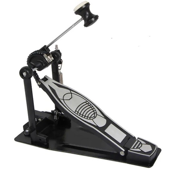 EXTREME P610 PEDALE SINGOLO PER CASSA BATTERIA CON MECCANISMO A CATENA E BASE PIENA IN ACCIAIO