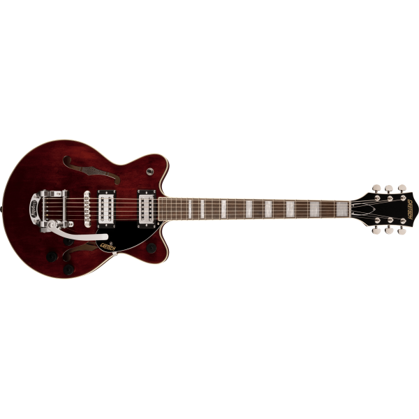 Gretsch G2655T Streamliner Center Block Jr. Double-Cut with Bigsby, Laurel Fingerboard, Broad'Tron BT-2S Pickups, Walnut Stain