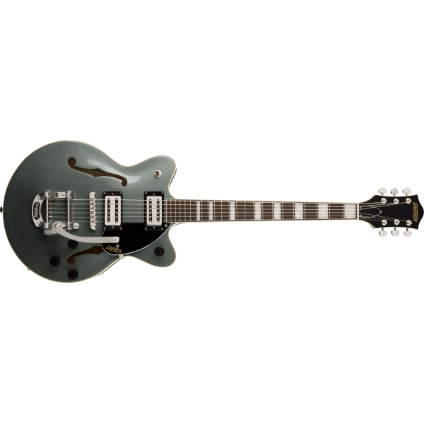 Gretsch G2655T Streamliner Center Block Jr. Double-Cut with Bigsby, Laurel Fingerboard, Broad'Tron BT-2S Pickups, Stirling Green