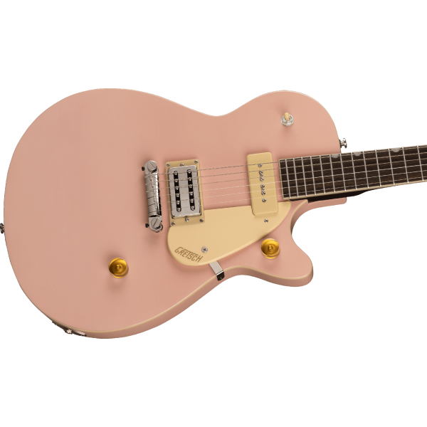 Gretsch G2215-P90 Streamliner Junior Jet Club P90, Laurel Fingerboard, Shell Pink