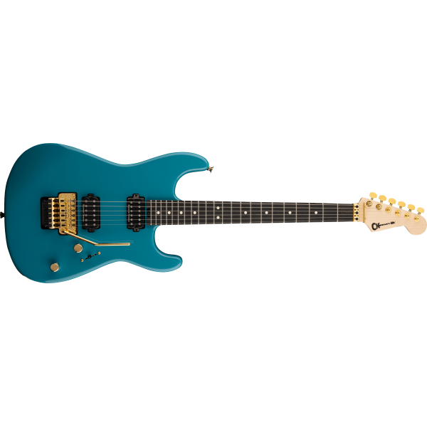 Charvel Pro-Mod San Dimas Style 1 HH FR E, Ebony Fingerboard, Miami Blue