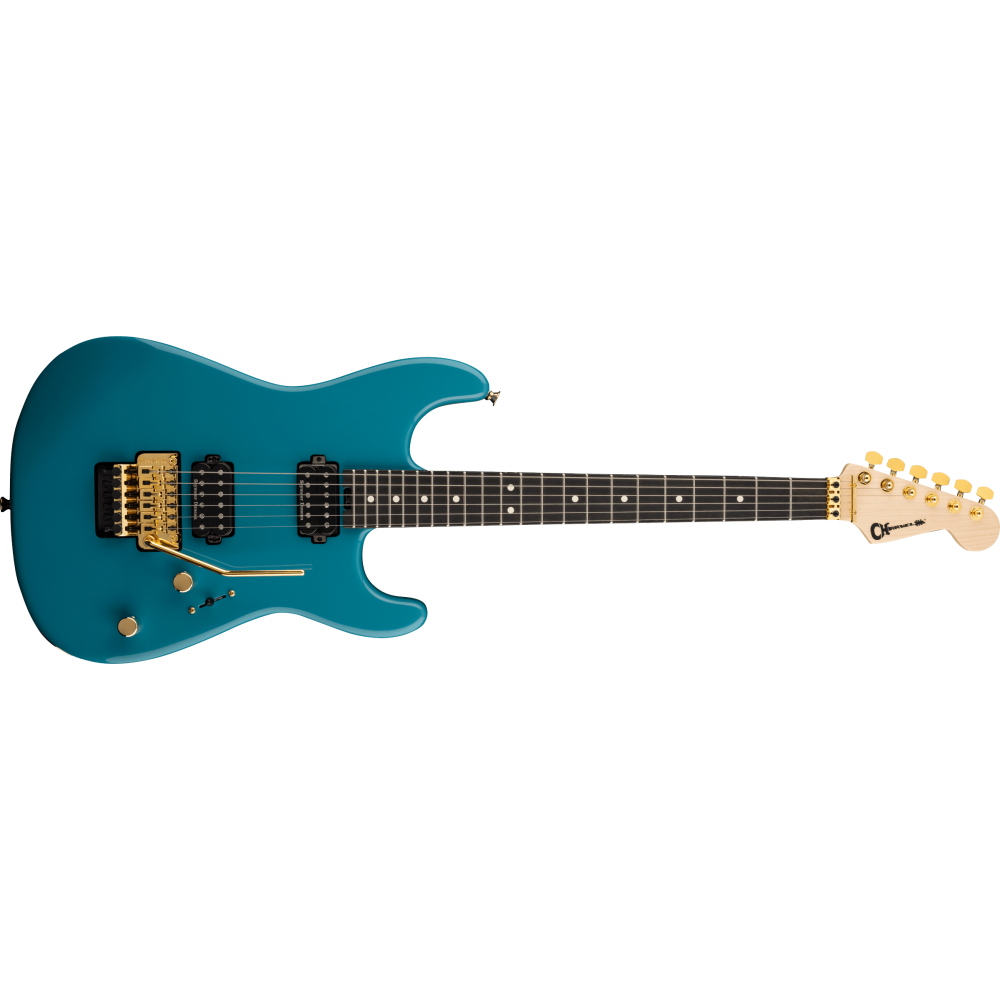 Charvel Pro-Mod San Dimas Style 1 HH FR E, Ebony Fingerboard, Miami Blue