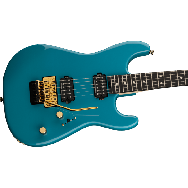 Charvel Pro-Mod San Dimas Style 1 HH FR E, Ebony Fingerboard, Miami Blue