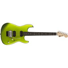 Charvel Pro-Mod San Dimas Style 1 HH FR E, Ebony Fingerboard, Lime Green Metallic