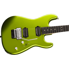 Charvel Pro-Mod San Dimas Style 1 HH FR E, Ebony Fingerboard, Lime Green Metallic