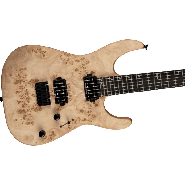 Charvel Pro-Mod DK24 HH HT E Mahogany with Poplar Burl, Ebony Fingerboard, Desert Sand