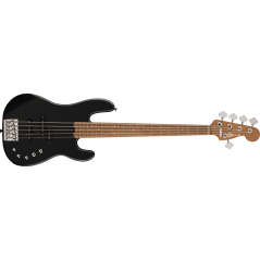 Charvel Pro-Mod San Dimas Bass PJ V, Caramelized Maple Fingerboard, Metallic Black