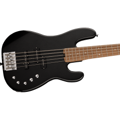 Charvel Pro-Mod San Dimas Bass PJ V, Caramelized Maple Fingerboard, Metallic Black