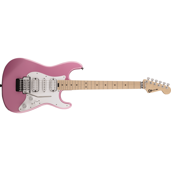 Charvel Pro-Mod So-Cal Style 1 HSH FR M, Maple Fingerboard, Platinum Pink