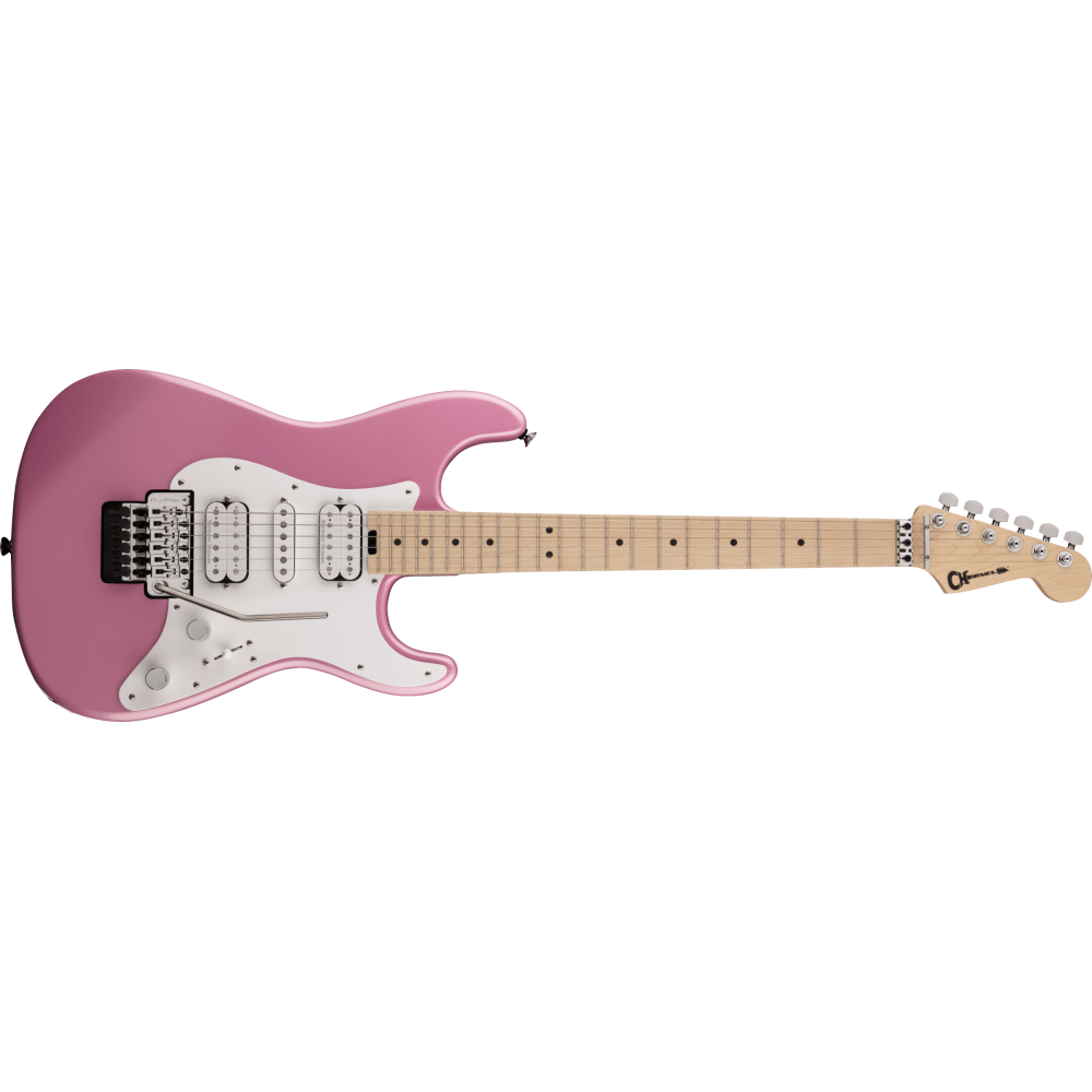 Charvel Pro-Mod So-Cal Style 1 HSH FR M, Maple Fingerboard, Platinum Pink