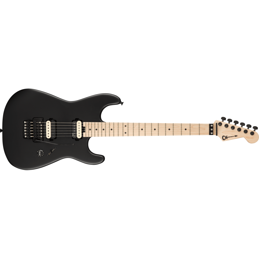 Charvel Jim Root Signature Pro-Mod San Dimas Style 1 HH FR M, Maple Fingerboard, Satin Black