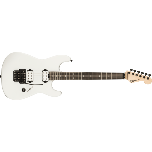 Charvel Jim Root Signature Pro-Mod San Dimas Style 1 HH FR E, Ebony Fingerboard, Satin White