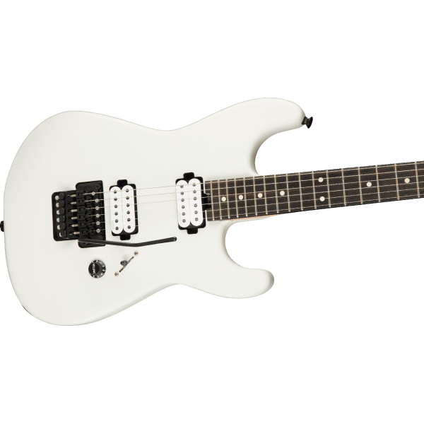 Charvel Jim Root Signature Pro-Mod San Dimas Style 1 HH FR E, Ebony Fingerboard, Satin White