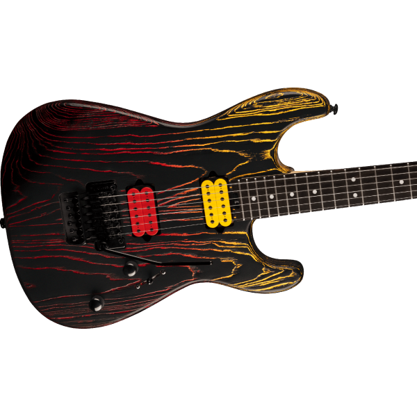 Charvel Pro-Mod San Dimas Style 1 HH FR E Ash, Ebony Fingerboard, Sunburn