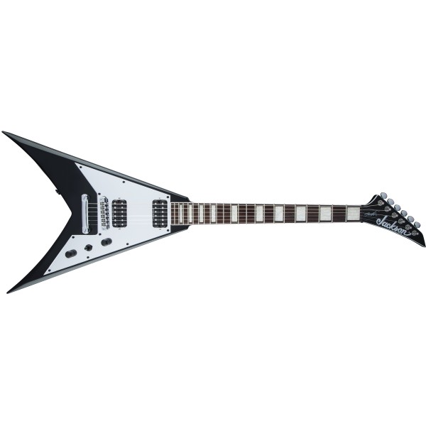 Jackson X Series Signature Scott Ian King V KVXT, Laurel Fingerboard, Gloss Black with Mirror Pickguard