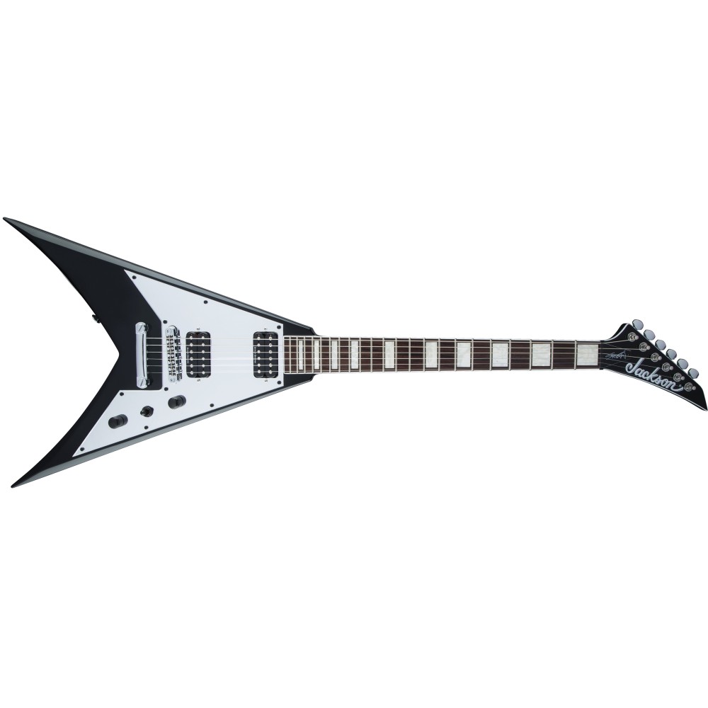 Jackson X Series Signature Scott Ian King V KVXT, Laurel Fingerboard, Gloss Black with Mirror Pickguard