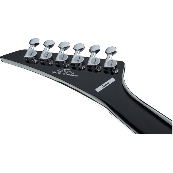 Jackson X Series Signature Scott Ian King V KVXT, Laurel Fingerboard, Gloss Black with Mirror Pickguard