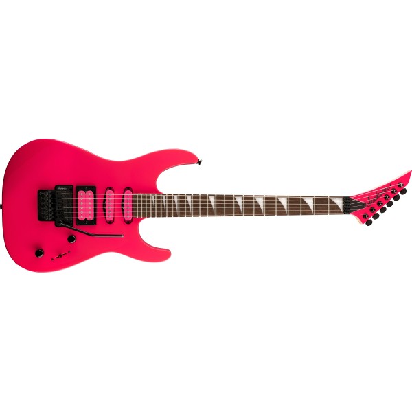 Jackson X Series Dinky DK3XR HSS, Laurel Fingerboard, Neon Pink