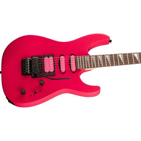Jackson X Series Dinky DK3XR HSS, Laurel Fingerboard, Neon Pink
