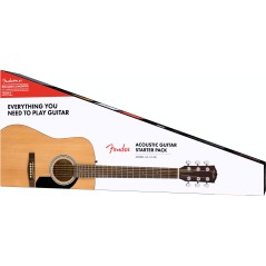 Fender FA-125 Dreadnought Acoustic Pack, Walnut Fingerboard, Natural